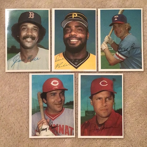 Vintage 1981 Topps Oversized Baseball Trading Cards, 5” x 7”, Lot of 5 Cards - Picture 13 of 15